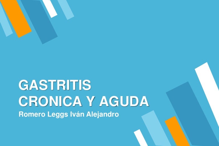 Gastritis cronica atrofica perdida de peso